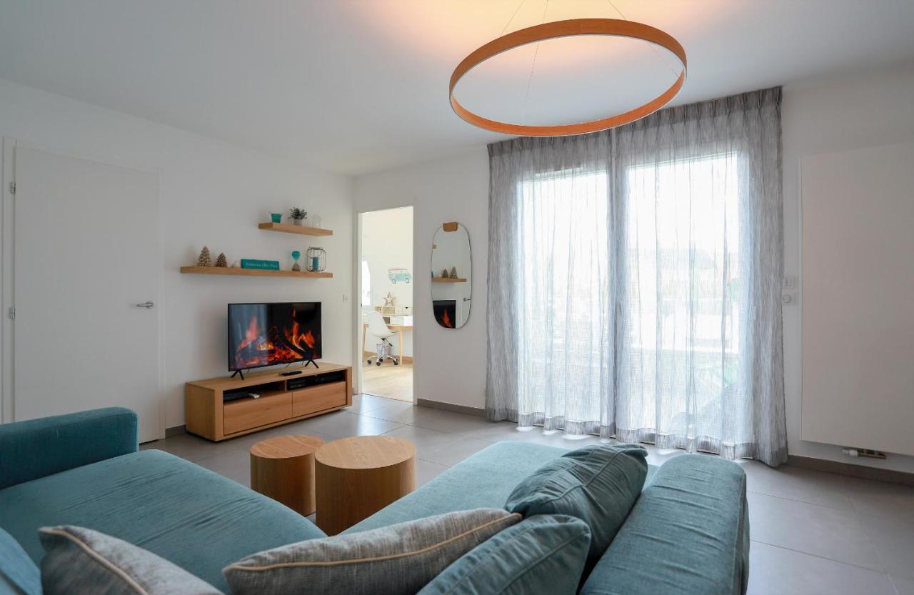 Le Bleu Du 3 Etoiles - Secteur Recherche, Calme & Familiale, A 300m Du & De La Vieille Ville, Garage Prive Apartment
